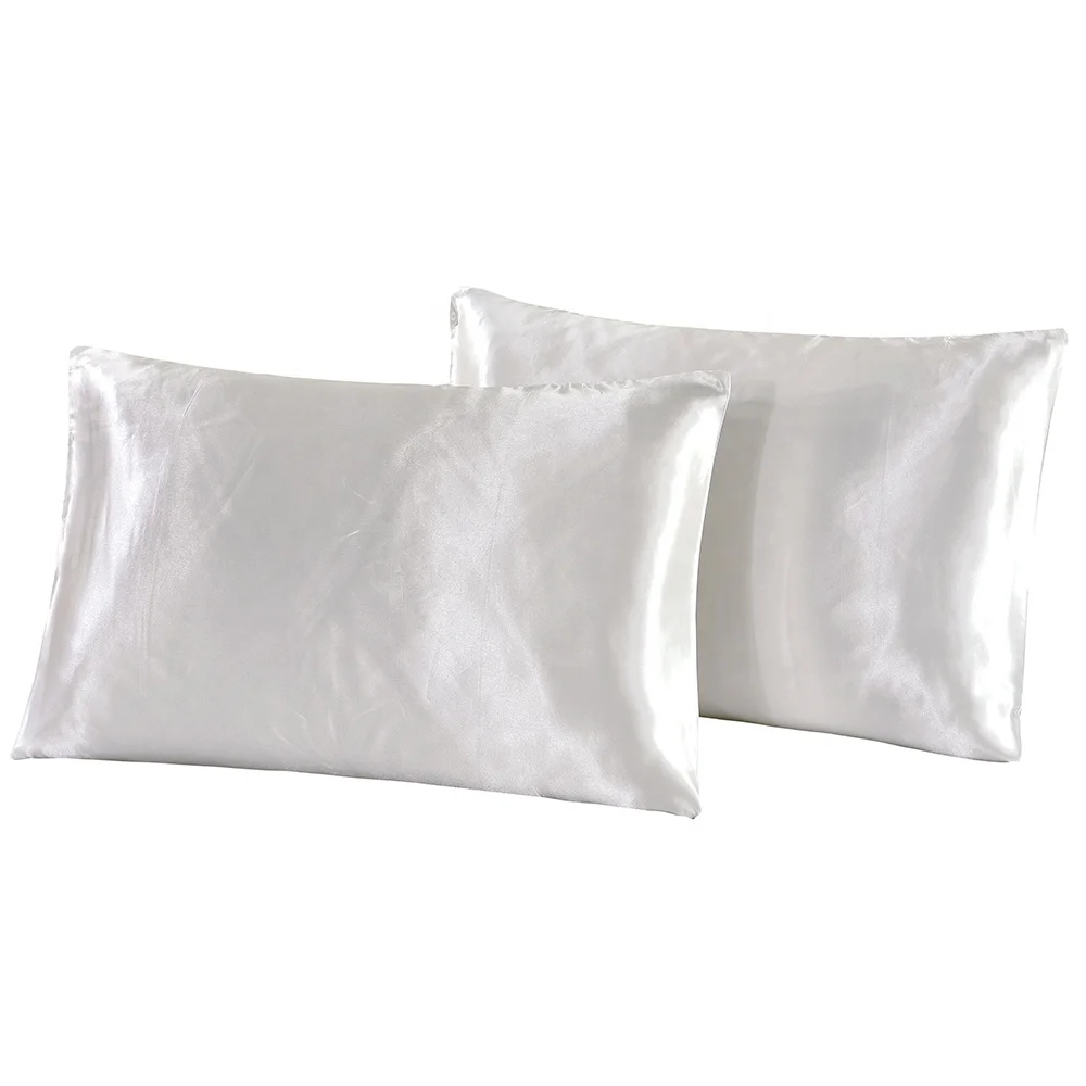 Luxury 100% Pure Throw Customize Silk Satin Pillow Case