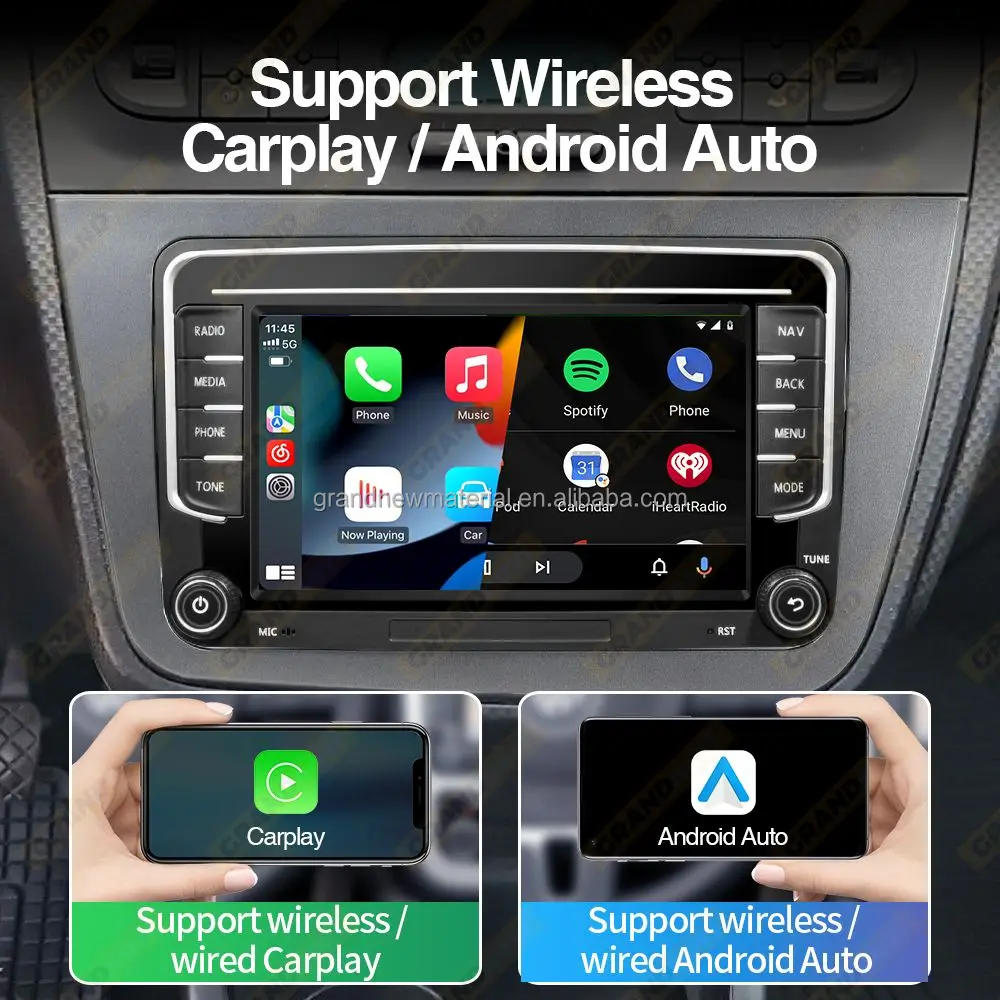 GRANDnavi 7 дюймов левый и правый драйвер VW Android система для сидения Altea 2004-2015 Toledo 2004-2009 CarPlay Auto