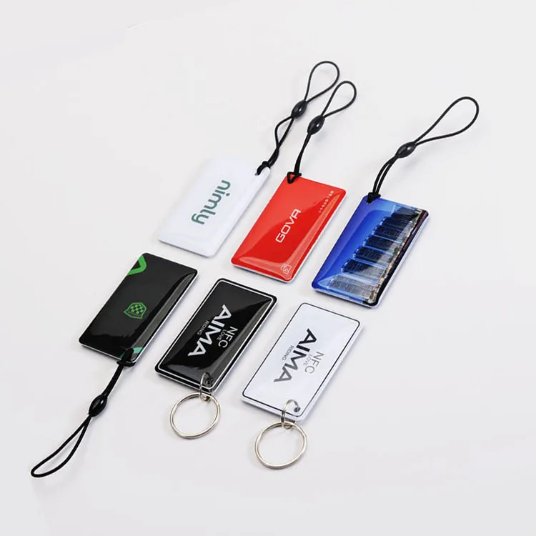 YTS  2022 New Personalised Custom RFID rewritable 125khz proximity smart card Epoxy Key Tags Nfc Smart Proximity Chip Card