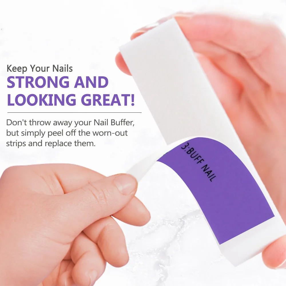 Wholesale 4 Sides Buffer Block Nail Shining Buffer 4 Way Sponge Nail Polish Buffer