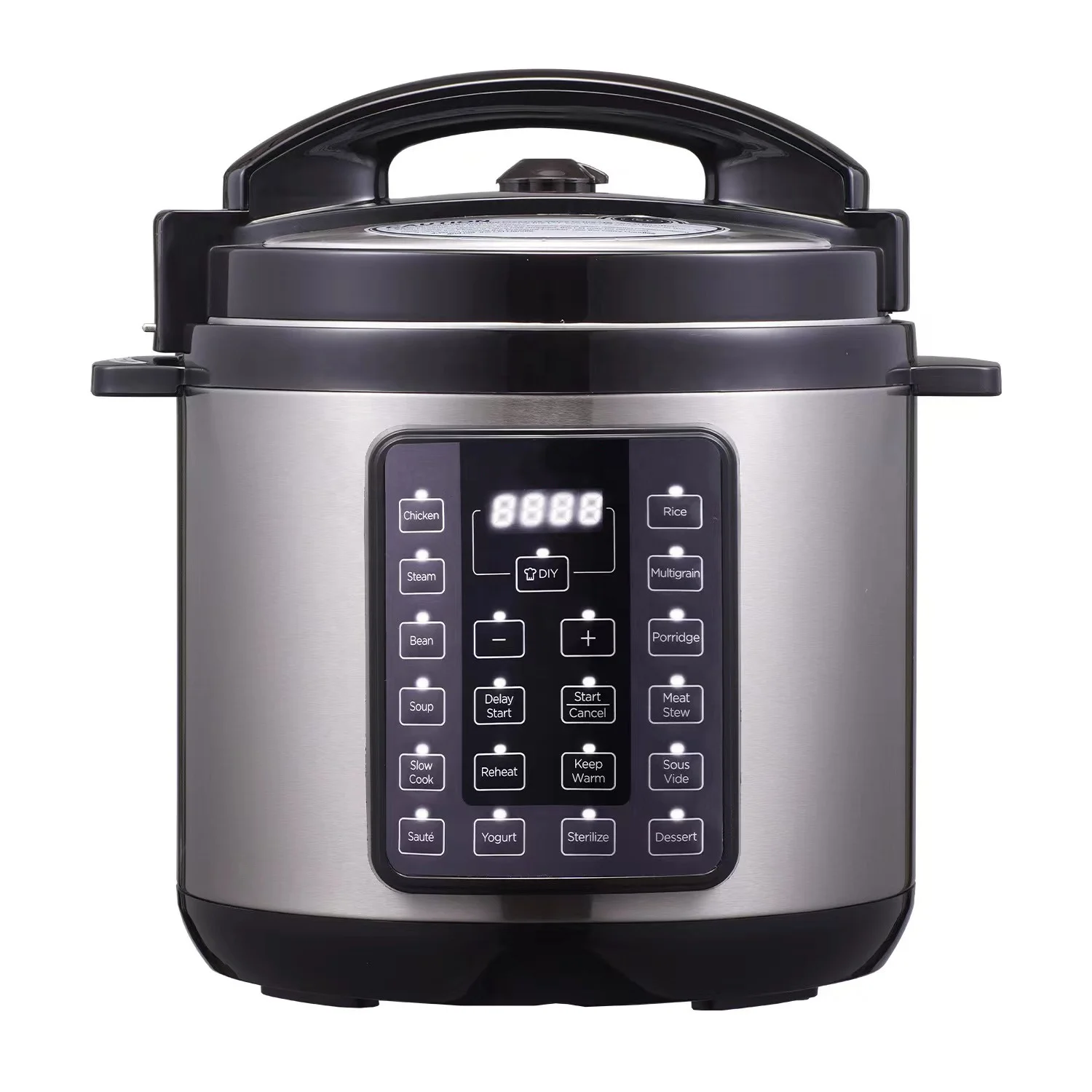 17 pre-set 1000 Watts Automatic outdoor touch screen cookware manufacturers mini SS410 EU standard electric pressure cooker