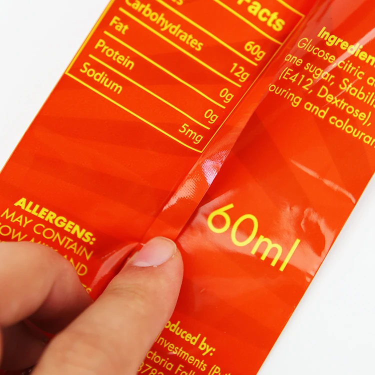 Custom Printed Rear Seal Bag Ice Cream Popsicle Packaging Bag Plastic Packaging Aluminium Foil Bag