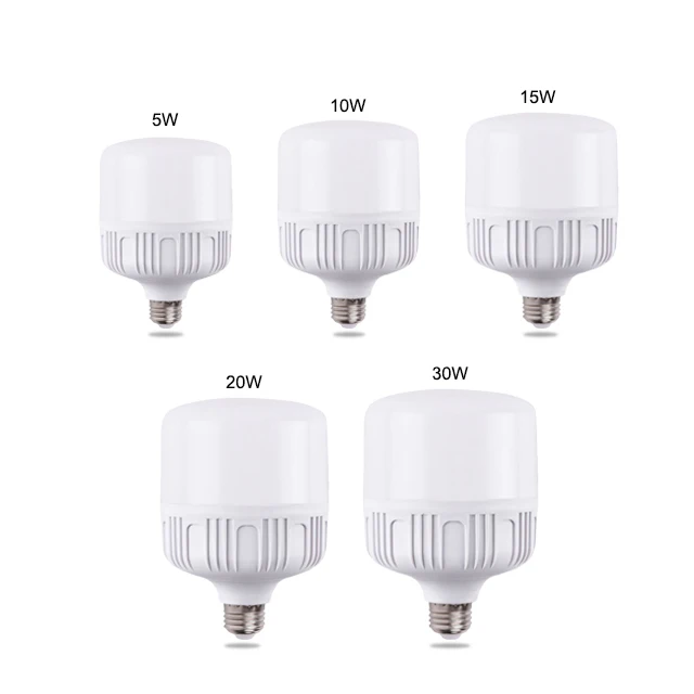 30 Watts 40 Watts 50 Watts Factory Price led t bulb spare parts for assembling led T shape bulb
