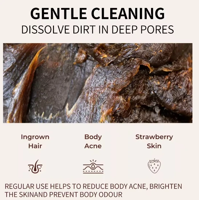 Wholesale African Black Soap Bar With Moroccan Argan And Rose Body Scrub Purifying Cleansing Exfoliating Beauty Products