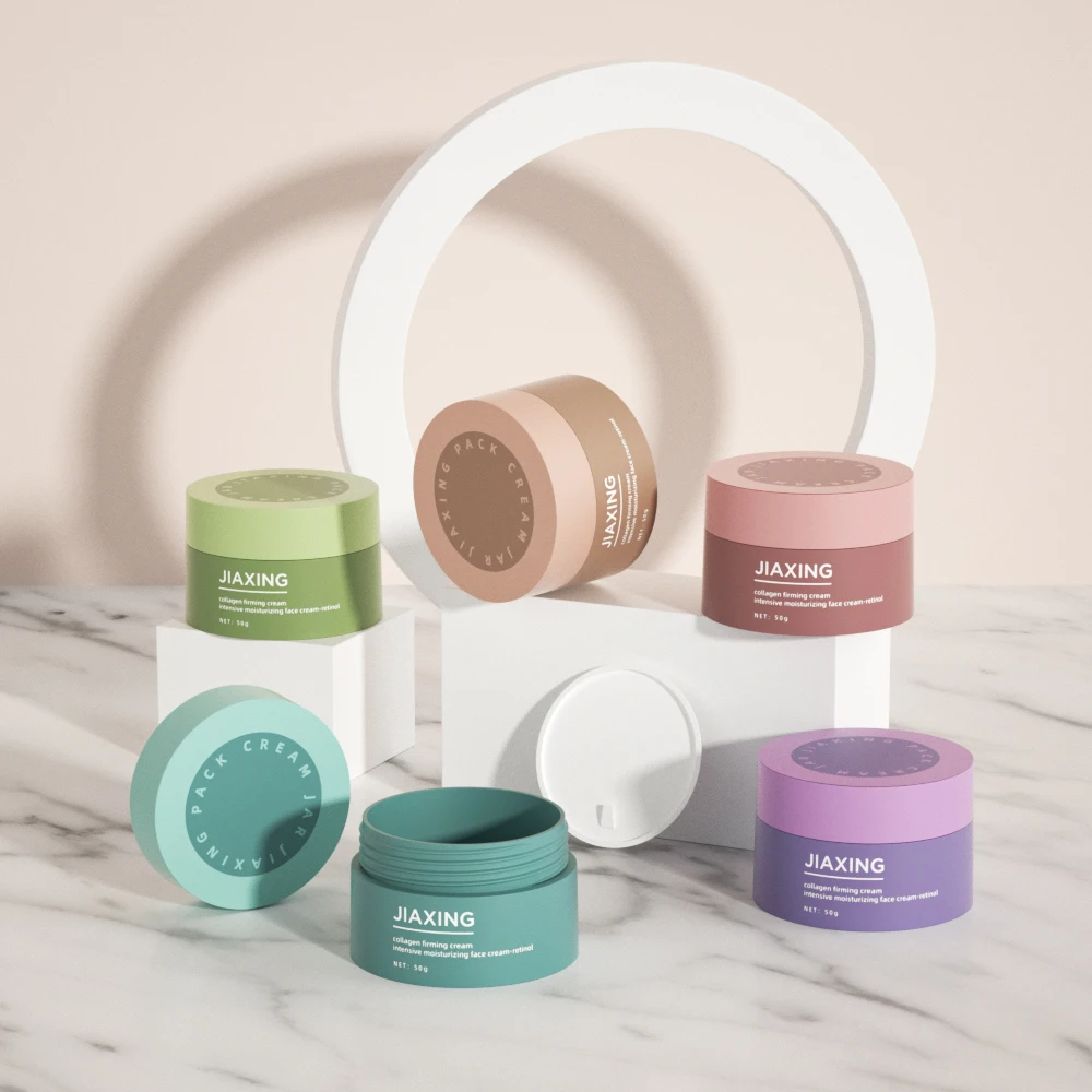 luxury 5g 30ml 50g frosted face cream pp plastic jar for cosmetics skincare packaging containers