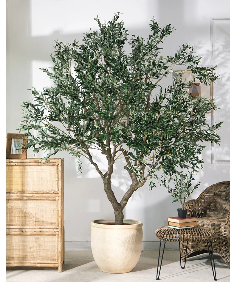 Top quality artificial plant fake olive tree UV resistance Faux olive tree wholesale for Indoor outdoor