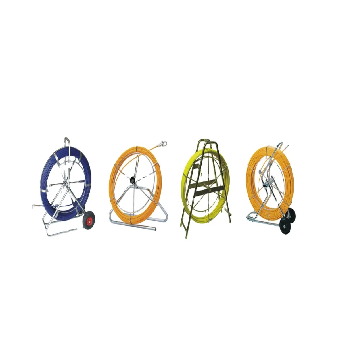 10m-500m Fiberglass Cable Guide Roller Underground Detectable Duct Rodder