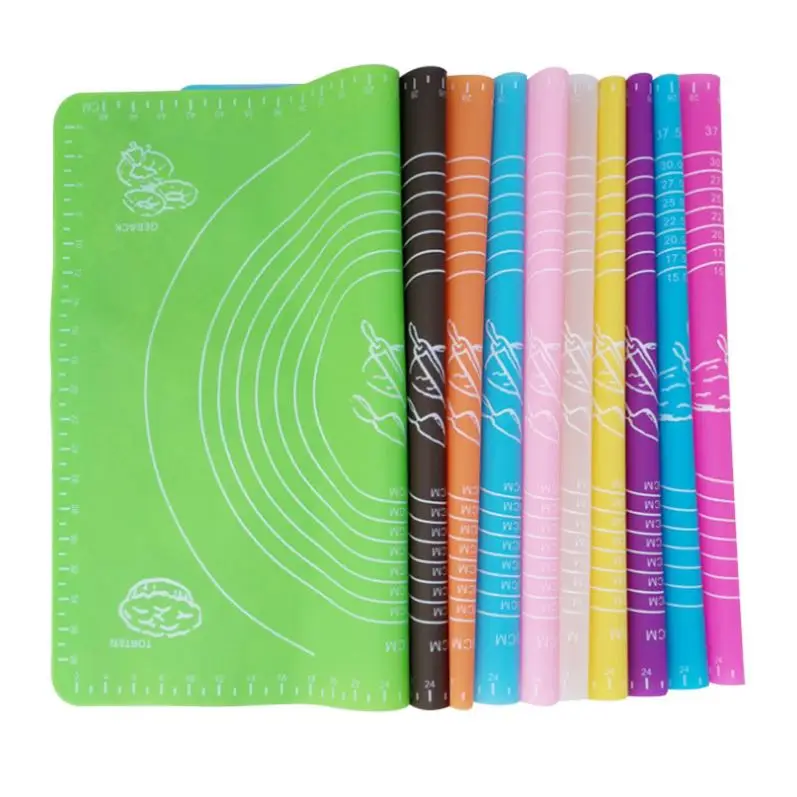 Non-Slip Professional Large Size Rolling Dough Silicone Reusable Pastry Baking Mat