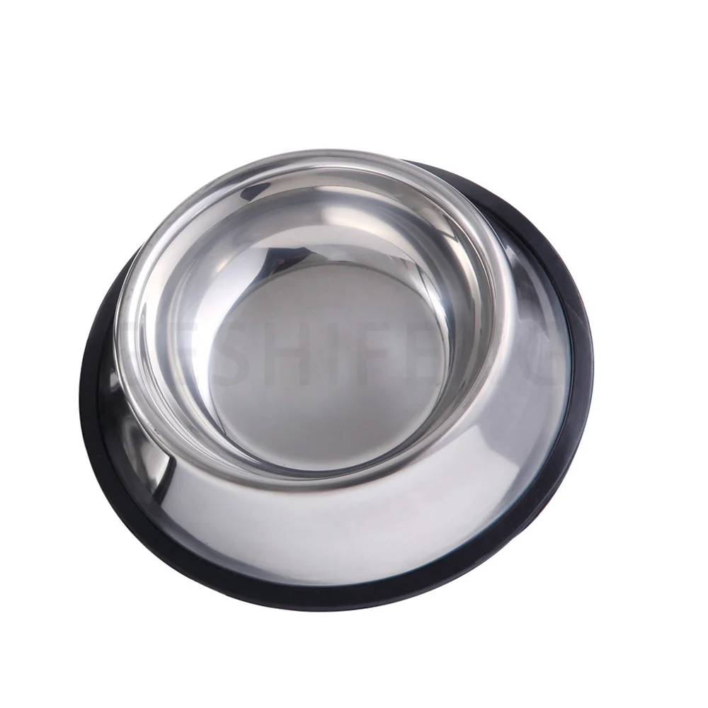 Wholesale Factory 201 Stainless Steel Pet Feeder Dog Cat Muti-Capacity Food Water Drinking Bowl Dog And Cat Bowl