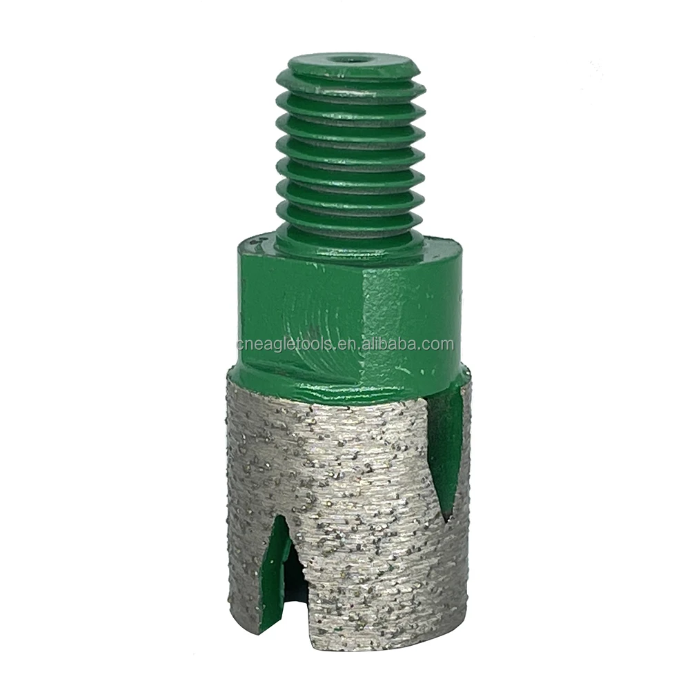 Алмазная инкрементная насадка реверсивная резьба М12 диаметр 20 мм для резки гранита и кварца