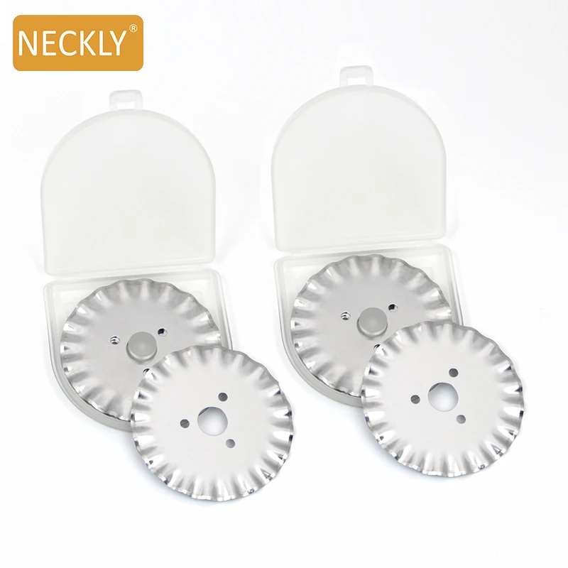 Сменный вращающийся резак с вращающимися режущими лезвиями 45 мм волновой кружевной роторный режущий нож