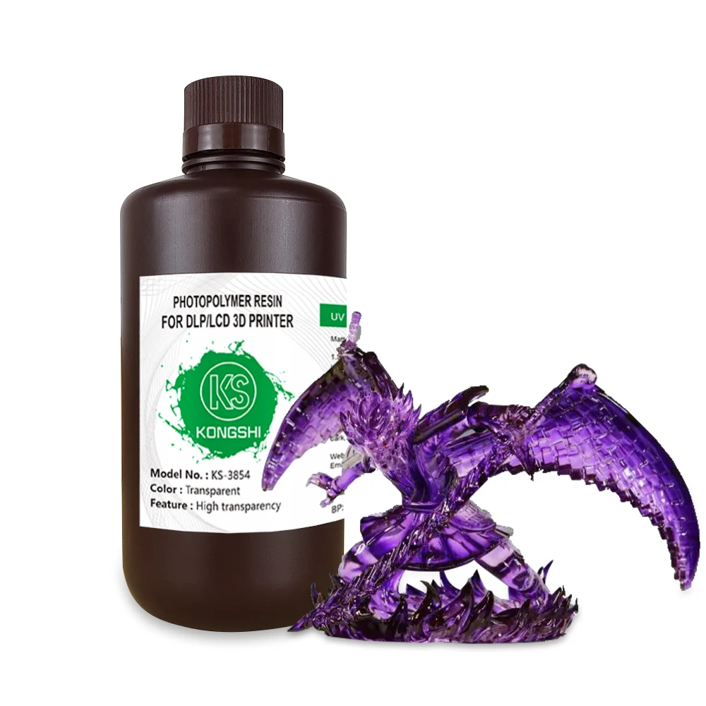 High Transparent UV Resin For DLP LCD UV Sensitive 3D Printer 1KG 3D Printer Resin