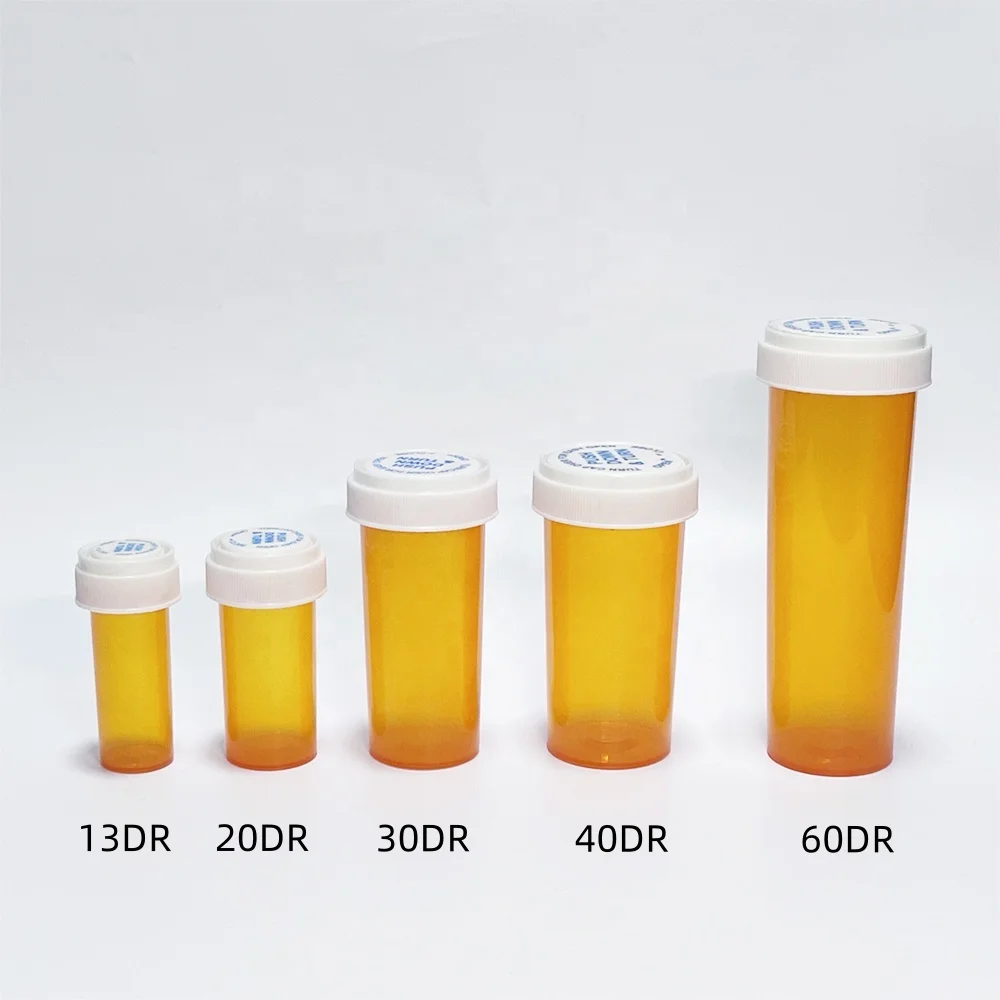 8, 13, 20, 30, 40, флаконы для хранения лекарств 60DR, флаконы с двусторонними крышками