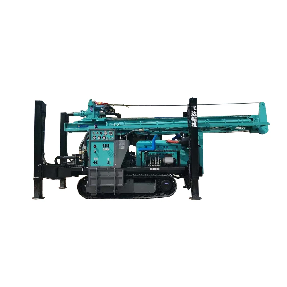 350m Water Well Drilling CE ISO Approved 350m Pneumatic Portable Hydraulic drilling rig