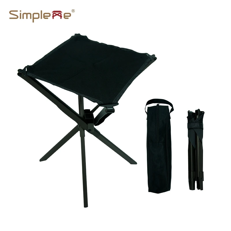 Durable Lightweight Aluminum Beach Outdoor Trekking Fishing Folding Stool