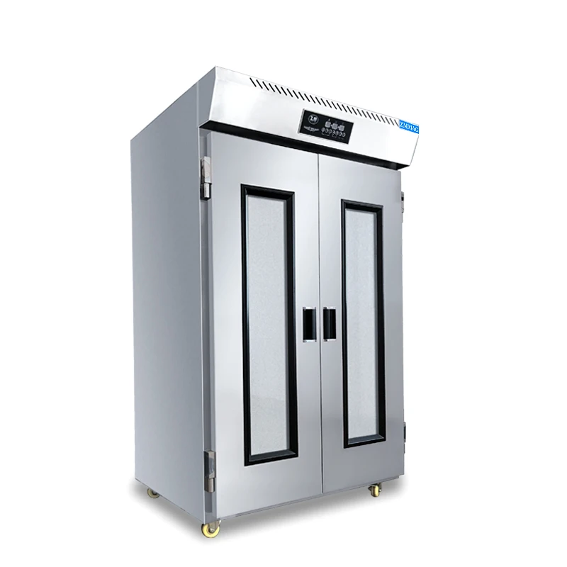 professional bakery electrical equipment fermenting box 32 trays 2 doors proover proofing machine