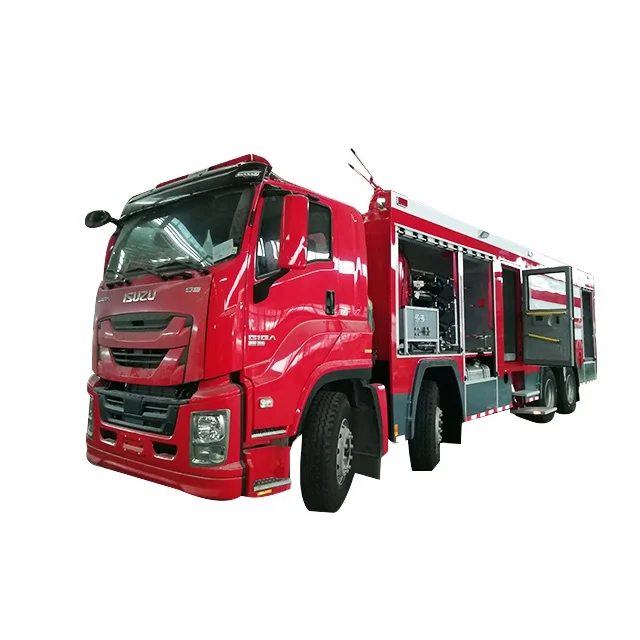 Тяжелый японский бренд правый руль пожарная машина аварийно-спасательный грузовик с высококачественным двигателем