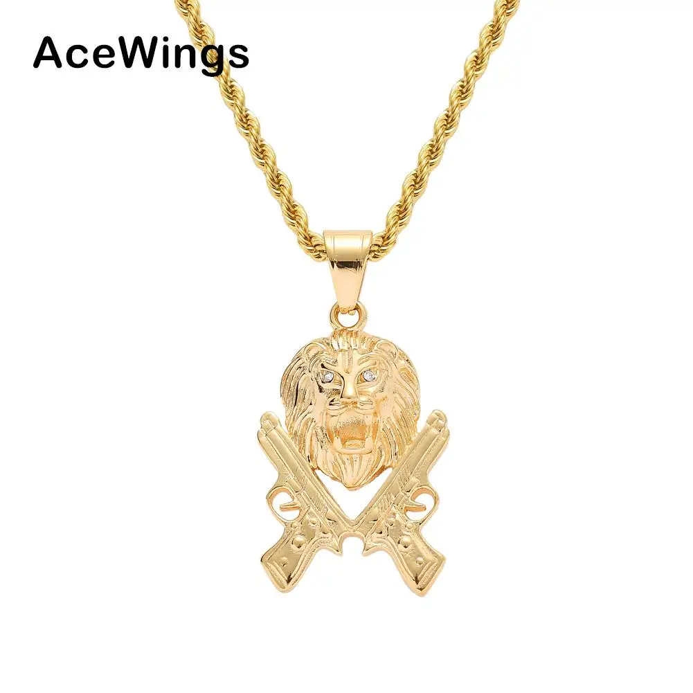 SN166  Pendant Stainless Steel Jewelry Necklace Hip Hop Jewelry for men