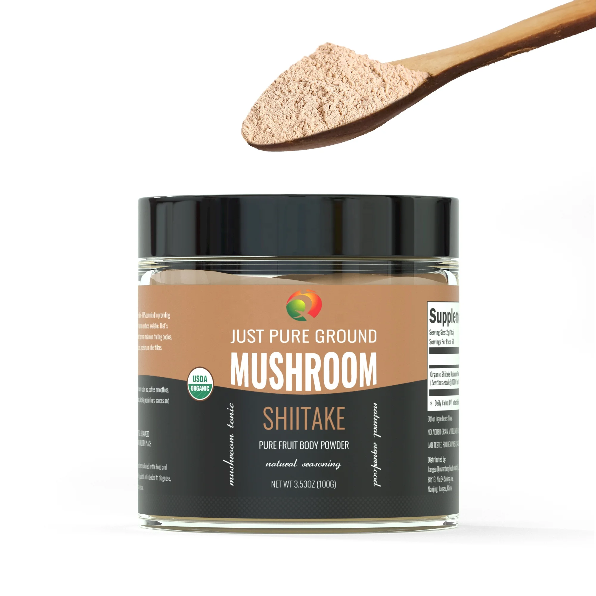 QINSHANGTANG Organic Shiitake Mushroom Body Ground Powder