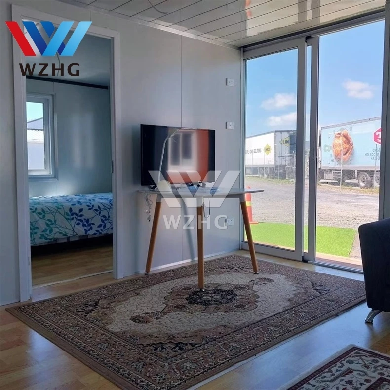 Modular expandable container house with bathroom wzh expandable container home modular homes luxury