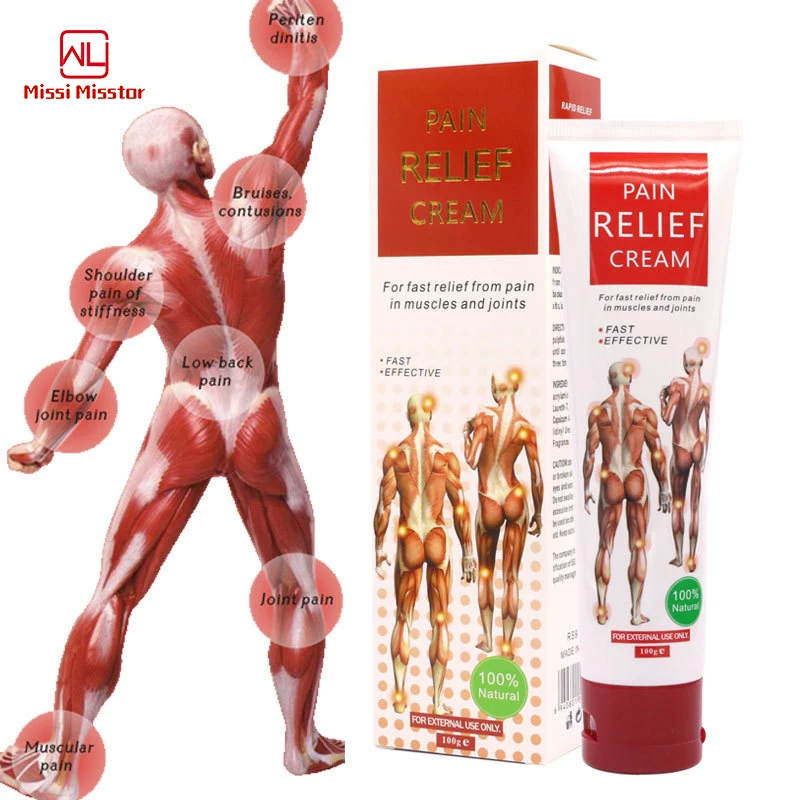 Natural Hemp Cream Muscle and Joint Period Pain Relief Ointment for Ankle Knee Back Pain Relief Cream