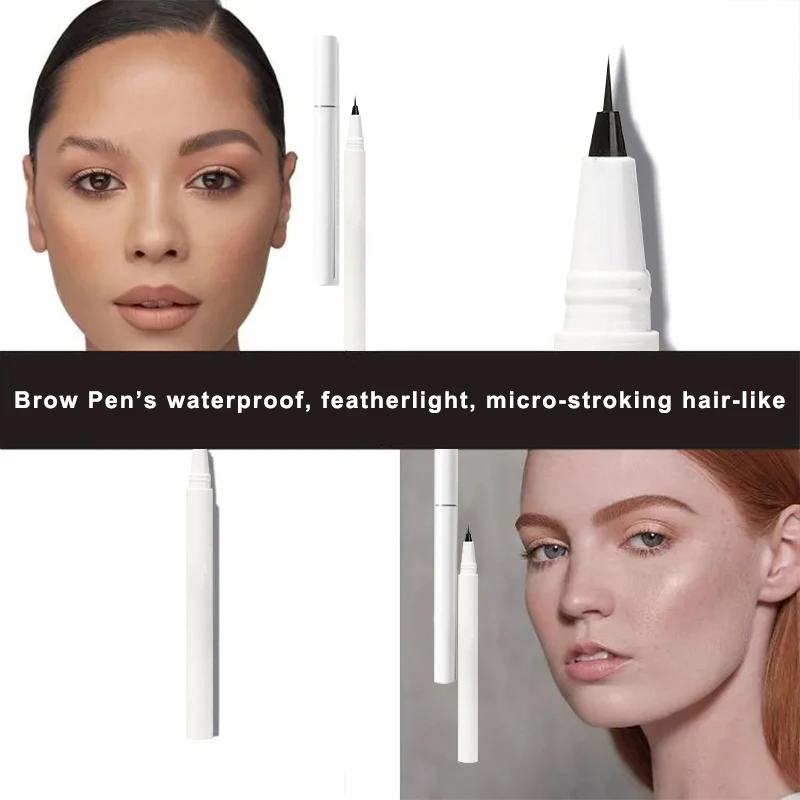 eyebrow liner low moq liquid eyebrow pen tattoo tips fine sketch microblading liquid brow liner pencil