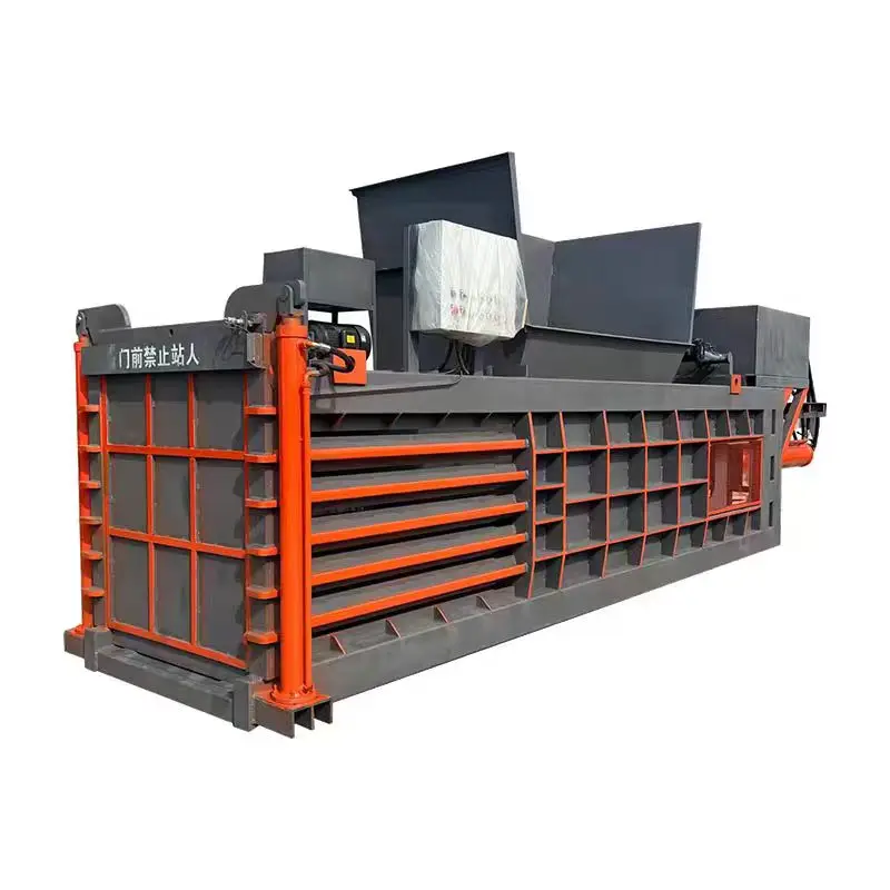 Semi-Automatic 80-200T Horizontal Horizontal Baler for Waste Paper Carton and Used Clothes Cans Aluminium Scrap Baling Press