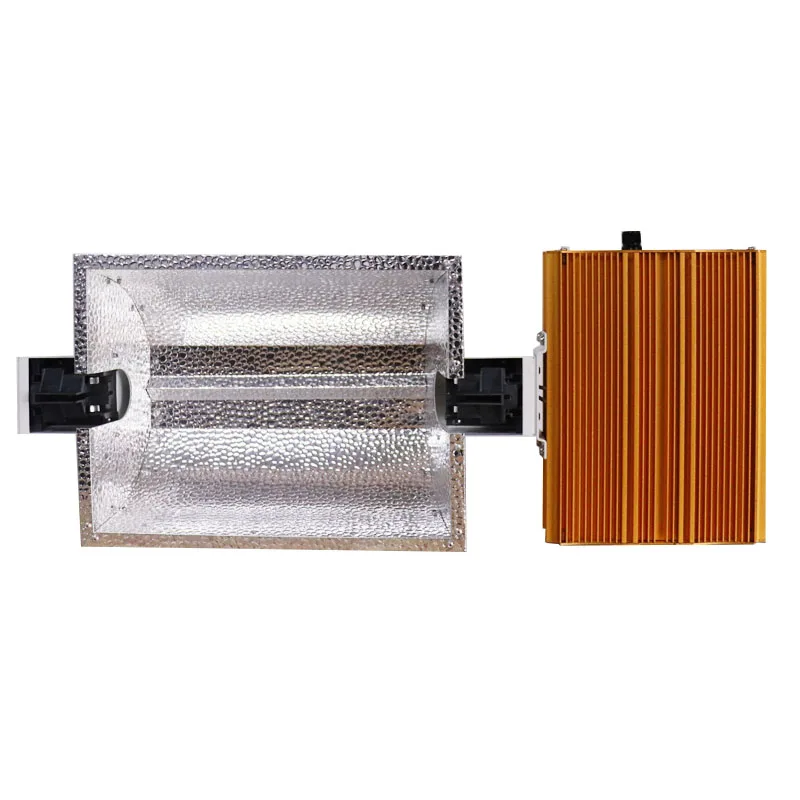 Greenhouse Hydroponics HID DE HPS Grow Light 600W 1000W Stucco Aluminum Lamp Shade Double Ended Hoods reflector