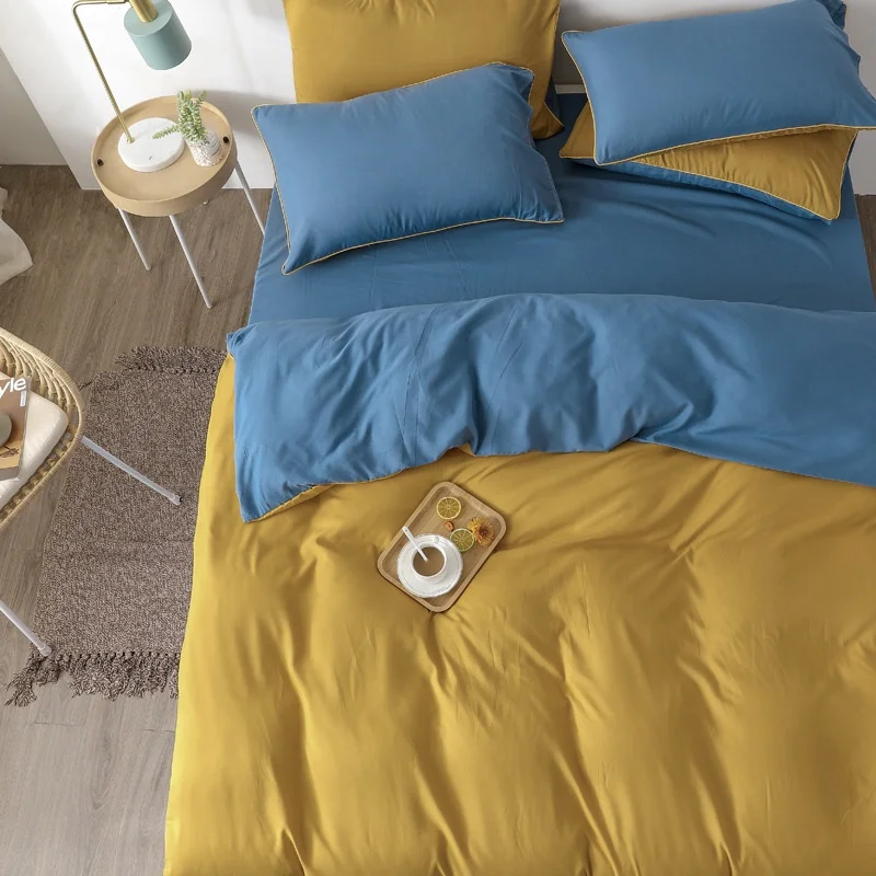 king size 3d bedding set bed sheet 100% cotton satin bed comforter set bedding