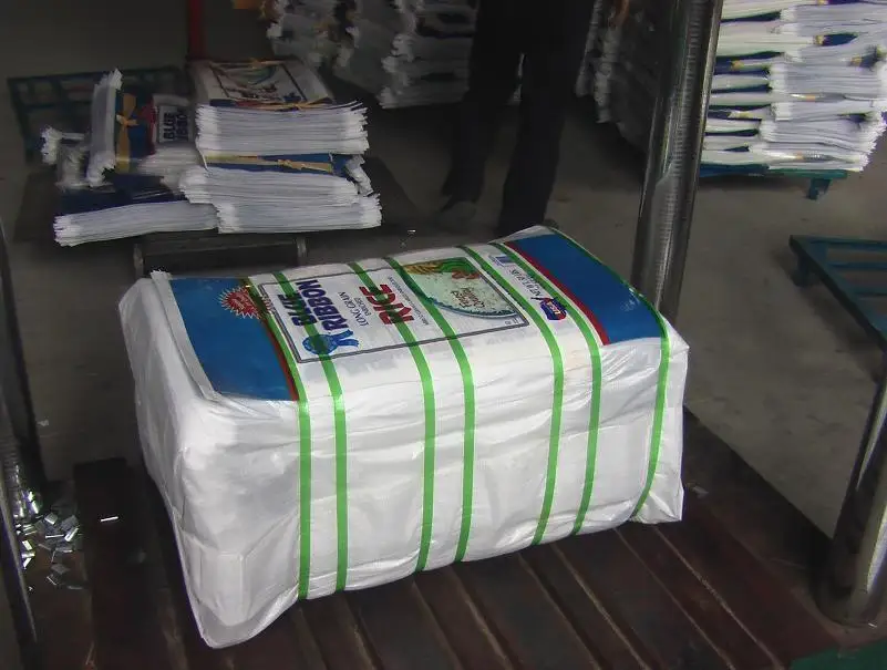 China pp woven 25kg 50kg rice flour grain animal feed big capacity bag