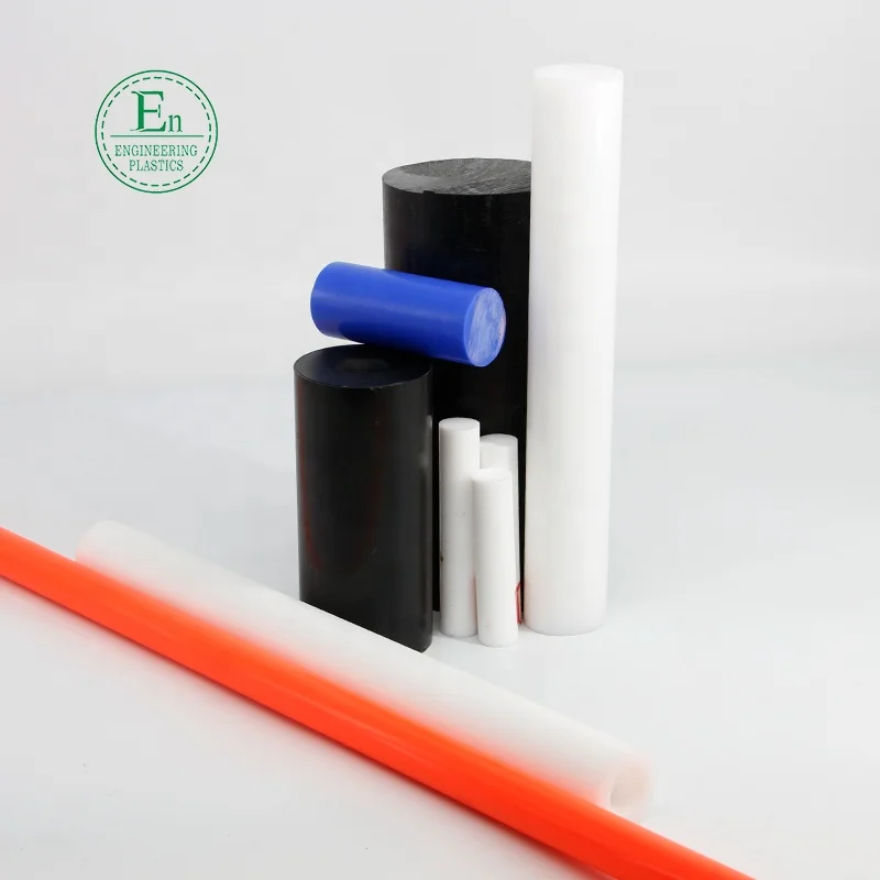 High quality Round Bar High Precision Customized Polyamide 66 Nylon Rod 5mm-400mm Moulding 3-400mm Mc Nylon PA6 Rod
