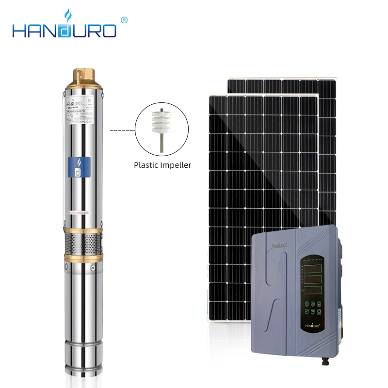 Factory Outlet 3 Inch Submersible Solar Water Pump Irrigation Pump System Solar Water Spray Pump