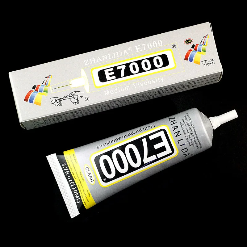 e7000 110ml super glue resin epoxy liquid clear contact fabric glue tube diy decorative arts craft repair plush toy ceramics