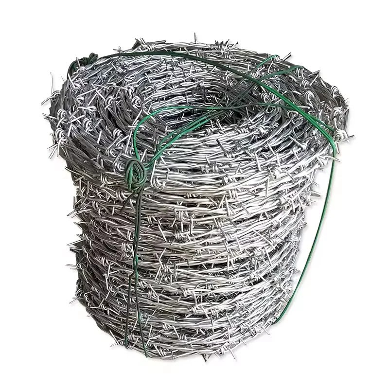 Direct selling 304 stainless steel barbed wire garden green wire fence barbed wire isolation net supply