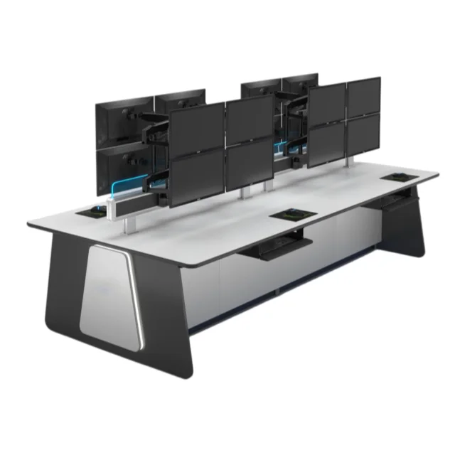 Kaisno supports multi-screen network monitoring operation center console customized 911 emergency command room console solution