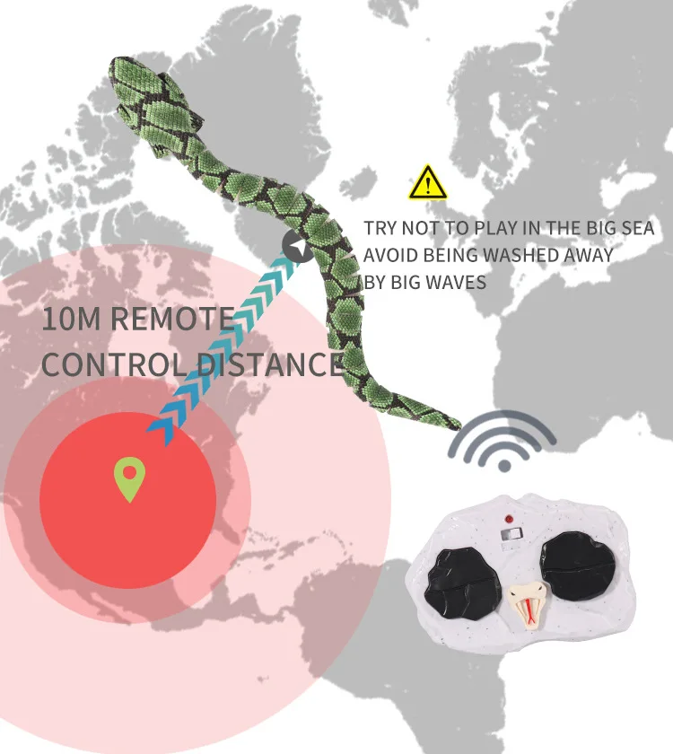 New Arrival Prank RC Snake Remote Control Interactive Toy Cat