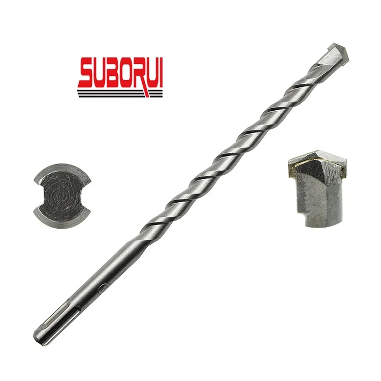 Carbide Tungsten Tipped SDS Plus Shank Hammer Masonry Drill Bit Set Size for Concrete Masonry Rock