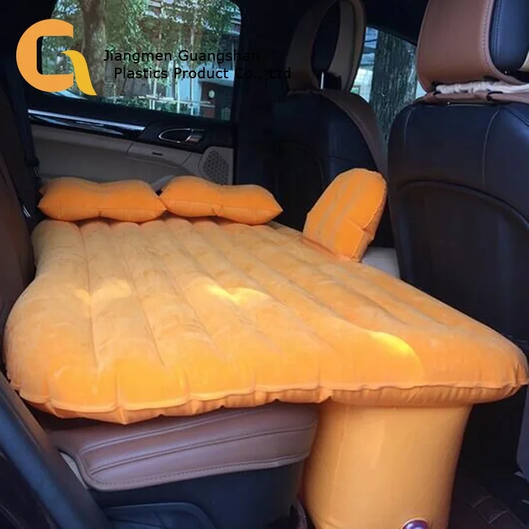 self-driving travel inflatable car back seat bed