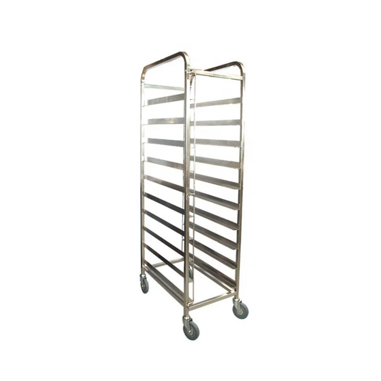Hot sale stainless steel bread display rack/bread cooling trolley rack/ mobile cooling shelf