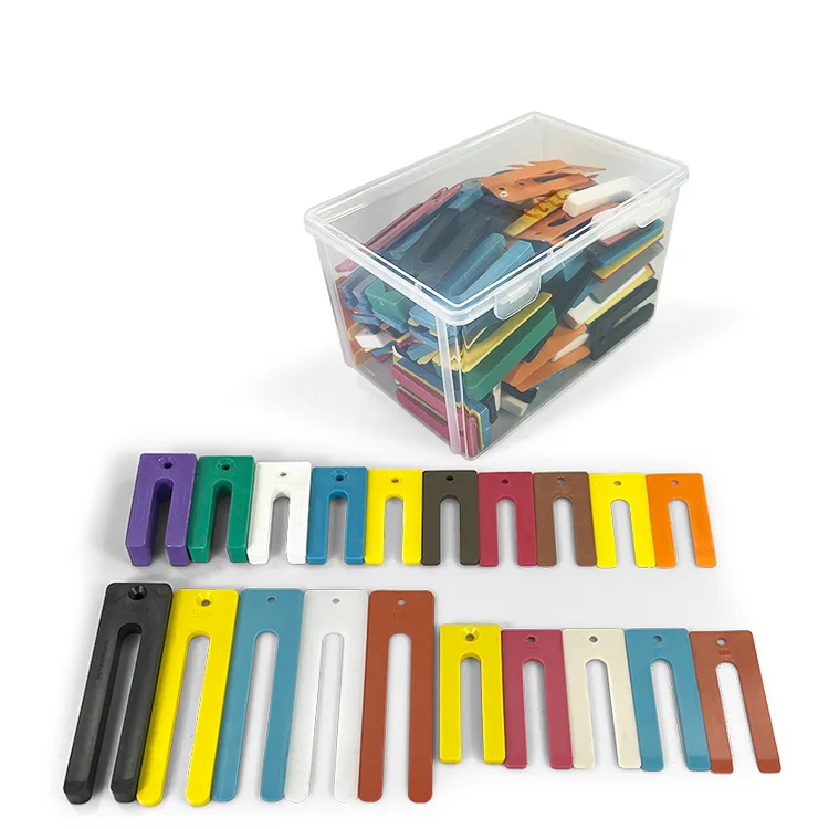 Manufacturer 75\90\140mm Window Packers Plastic Shims for Glass Construction Materials Plastic Shims Wedges Plastic Shim Packers