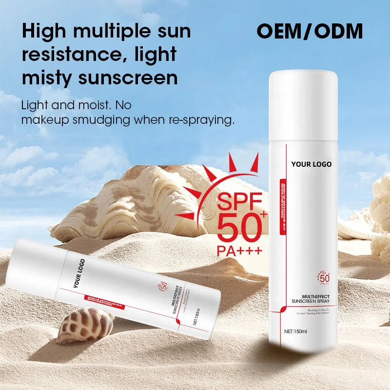 MULAN Lightweight Face Sunscreen Spray Multi-Effect SPF50+PA+++ Spectrum UVA/UVB & Hydration Protection