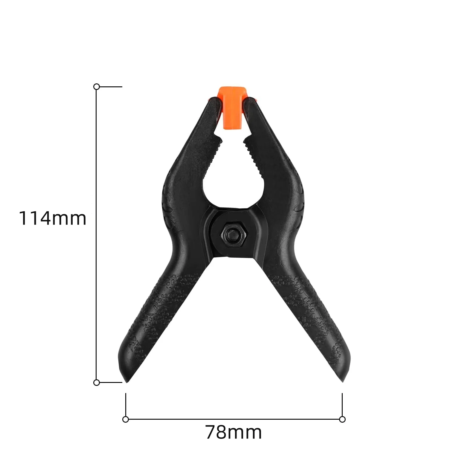 4/8/12Pcs Plastic Spring Clamps, 5.25 Inch Small Heavy Duty Clips for Crafts ,Backdrop Stand ,Woodworking, Photography Studios