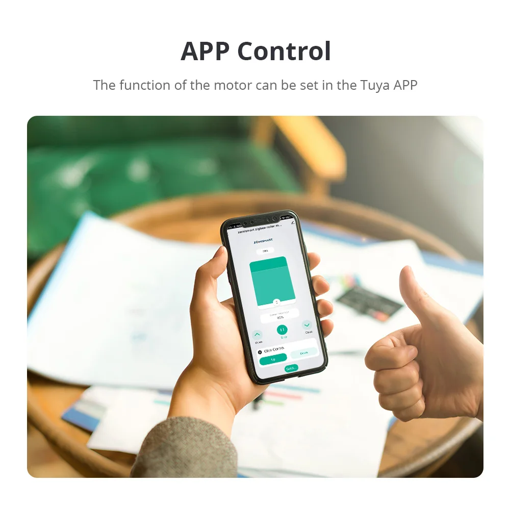 Zemismart Rechargeable Tubular Engine Electric Zebra Motorized Roller Window Automatic Zigbee Blinds Motor for 17 25 28mm Tube