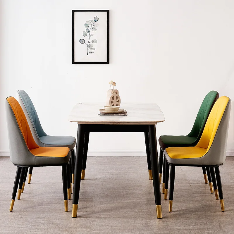 
New design Nordic fashion dressing chair back simple leisure home dining chair 