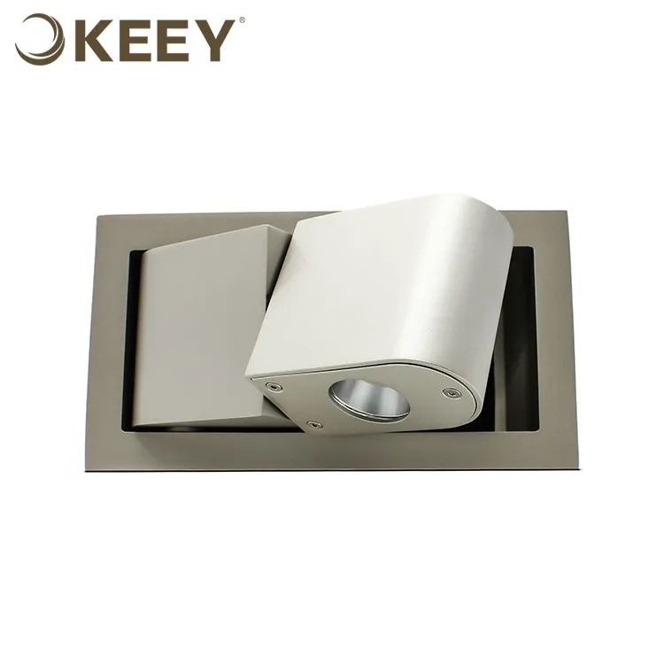 2020 hot sale keey 6w led wall light indoor for home use nickle led wall lamp mount light B111D