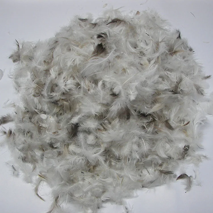 Cheap 100% Washed Down Goose Feather grey Natural Goose Down Fill Goose Down Feather For Sale