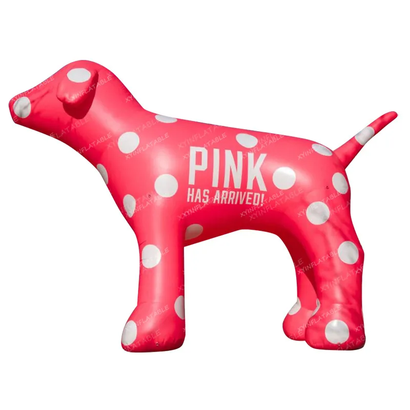 2024 Hot sale advertising inflatable dog, pink dog inflatable, display dog inflatable for sale