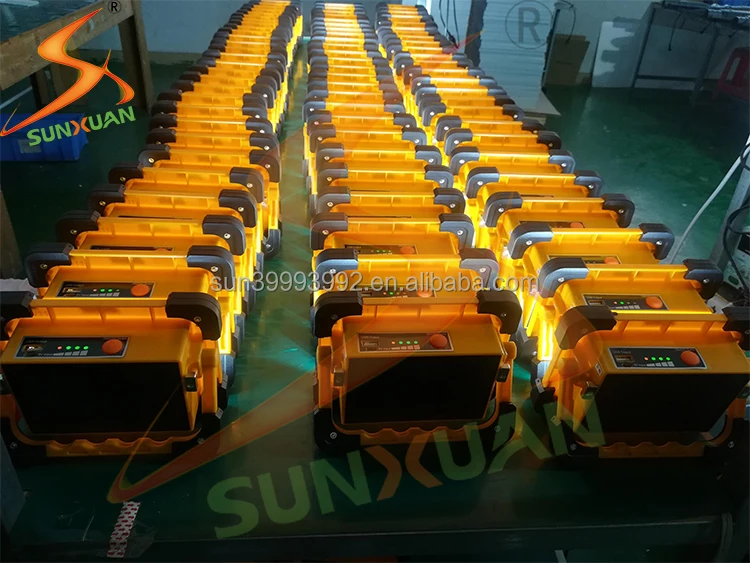 Emergency lighting phone charge function solar flood light portable outdoor solar LED projector