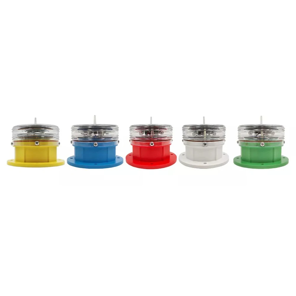 High quality Red color Solar boardwalk Led Lantern Marine light Marker Signal Light
