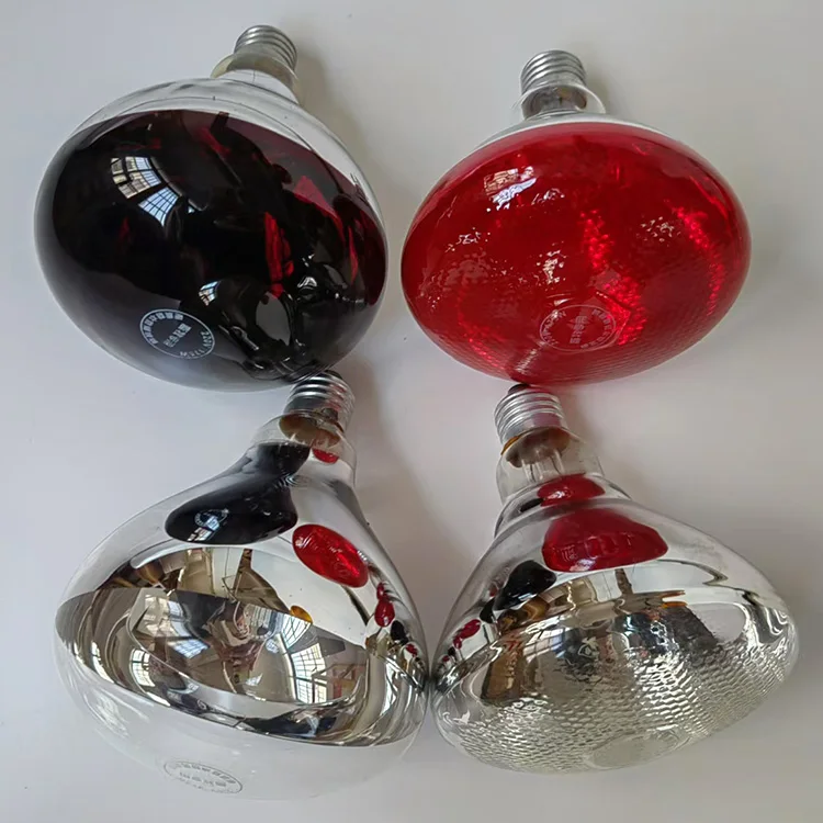 Glass Heat Lamp  bulb for Animal Husbandry for Poultry Farm  Livestock heater